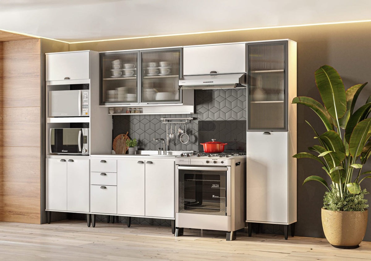 Cozinha modulada Miami Carraro