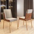 Conjunto 2 Cadeiras de Jantar Hug 1749 Carraro Areia Rose - imagem 1