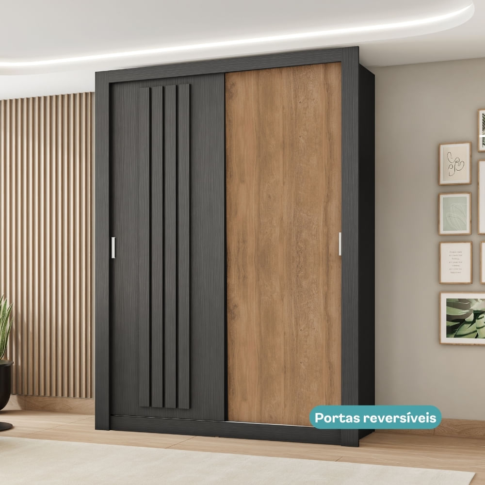 1182-Guarda-Roupa-Solteiro-2-Portas-Darvi-1-Gaveteiro-Carraro-Preto-Touch_09