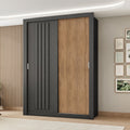 1182-Guarda-Roupa-Solteiro-2-Portas-Darvi-1-Gaveteiro-Carraro-Preto-com-Freijo_01