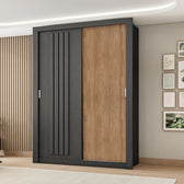 1182-Guarda-Roupa-Solteiro-2-Portas-Darvi-1-Gaveteiro-Carraro-Preto-com-Freijo_01