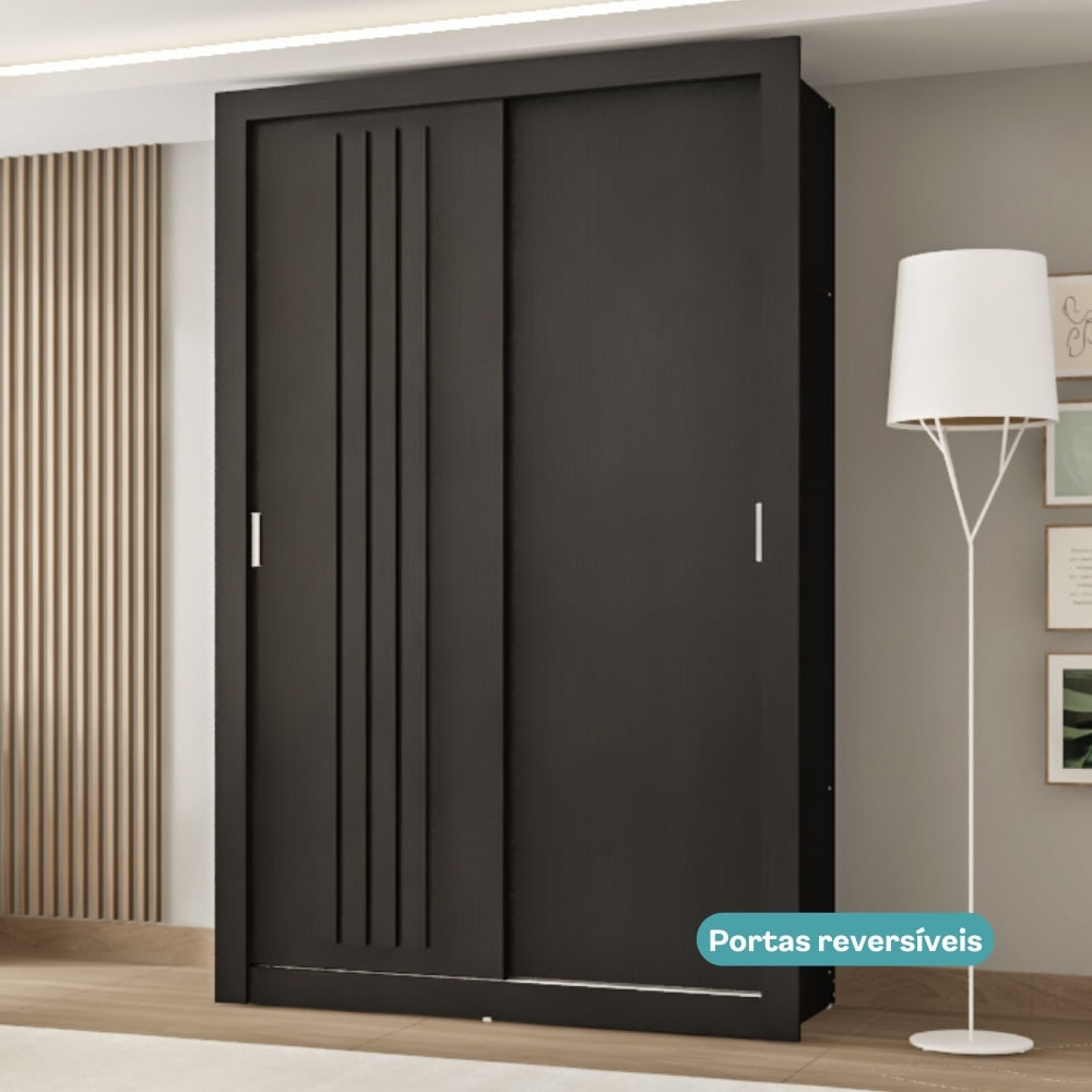 1182-Guarda-Roupa-Solteiro-2-Portas-Darvi-1-Gaveteiro-Carraro-Preto-com-Freijo_09