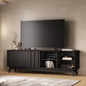 Rack para TV Ventura Carraro Preto Touch - imagem 1