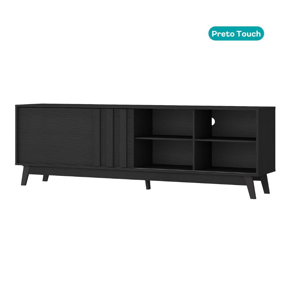 Rack para TV Ventura Carraro Preto Touch - imagem 3