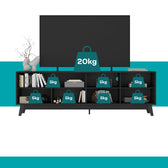 Rack para TV Ventura Carraro Preto Touch - imagem 5