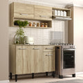 Cozinha Compacta Arizona Tiny Carvalho - imagem 1