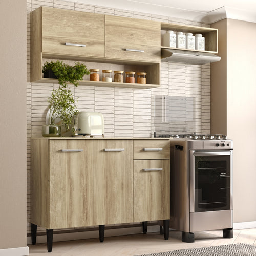Cozinha Compacta Arizona Tiny Carvalho - imagem 1