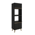 Torre Quente 2 Fornos Atlanta Carraro Preto Touch