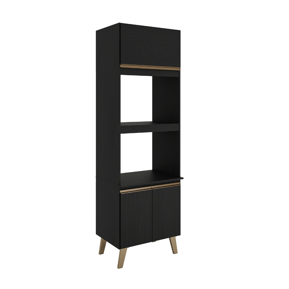 Torre Quente 2 Fornos Atlanta Carraro Preto Touch