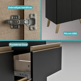 Torre Quente 2 Fornos Atlanta Carraro Preto Touch