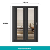 Guarda Roupa Solteiro 2 Portas Darvi c/ 2 Espelhos Carraro Preto Touch