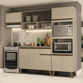 Armário de Cozinha Completa Atlanta Home Amêndoa - imagem 1