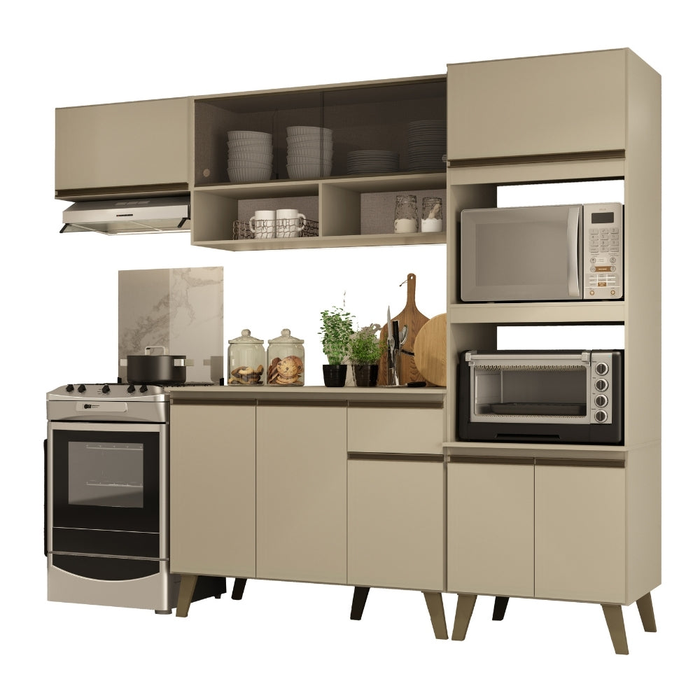 Armário de Cozinha Completa Atlanta Home Amêndoa - imagem 2