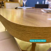 Conjunto Sala de Jantar 4 Cadeiras Malta Carraro Rosê - imagem 5
