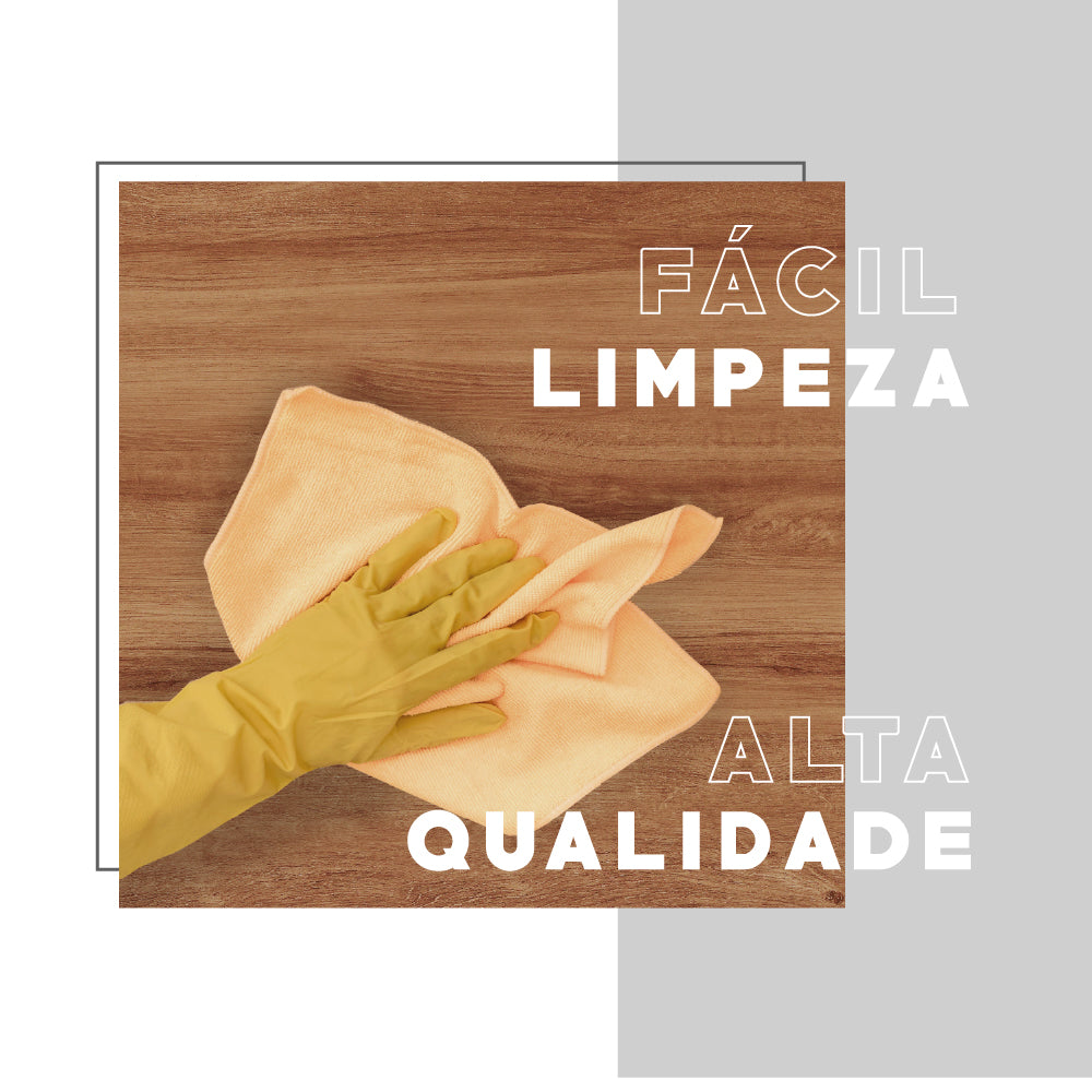 Painel Ripado Milla Nogal 80 Carraro - imagem 6