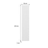 Painel Ripado Milla Branco MDF 230 Carraro - imagem 2