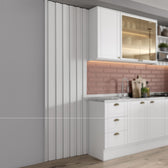 Painel Ripado Milla Branco MDF 230 Carraro - imagem 4
