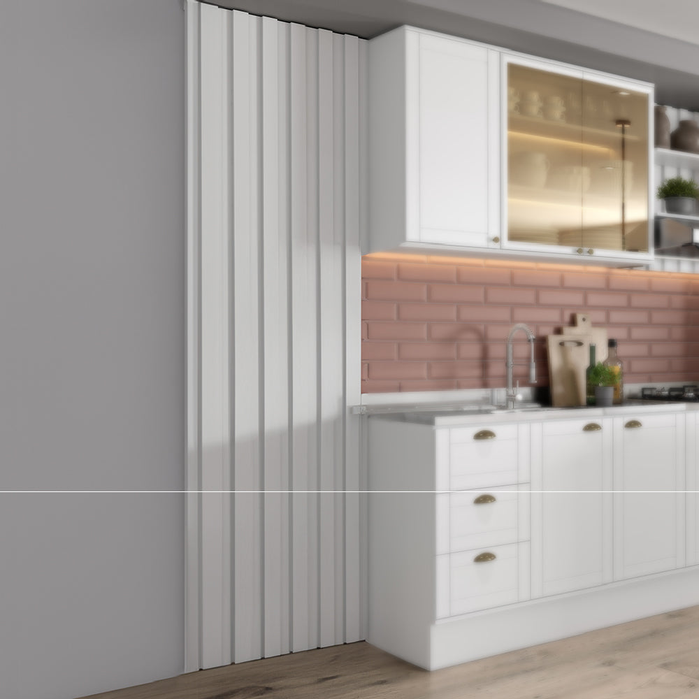 Painel Ripado Milla Branco MDF 230 Carraro - imagem 4