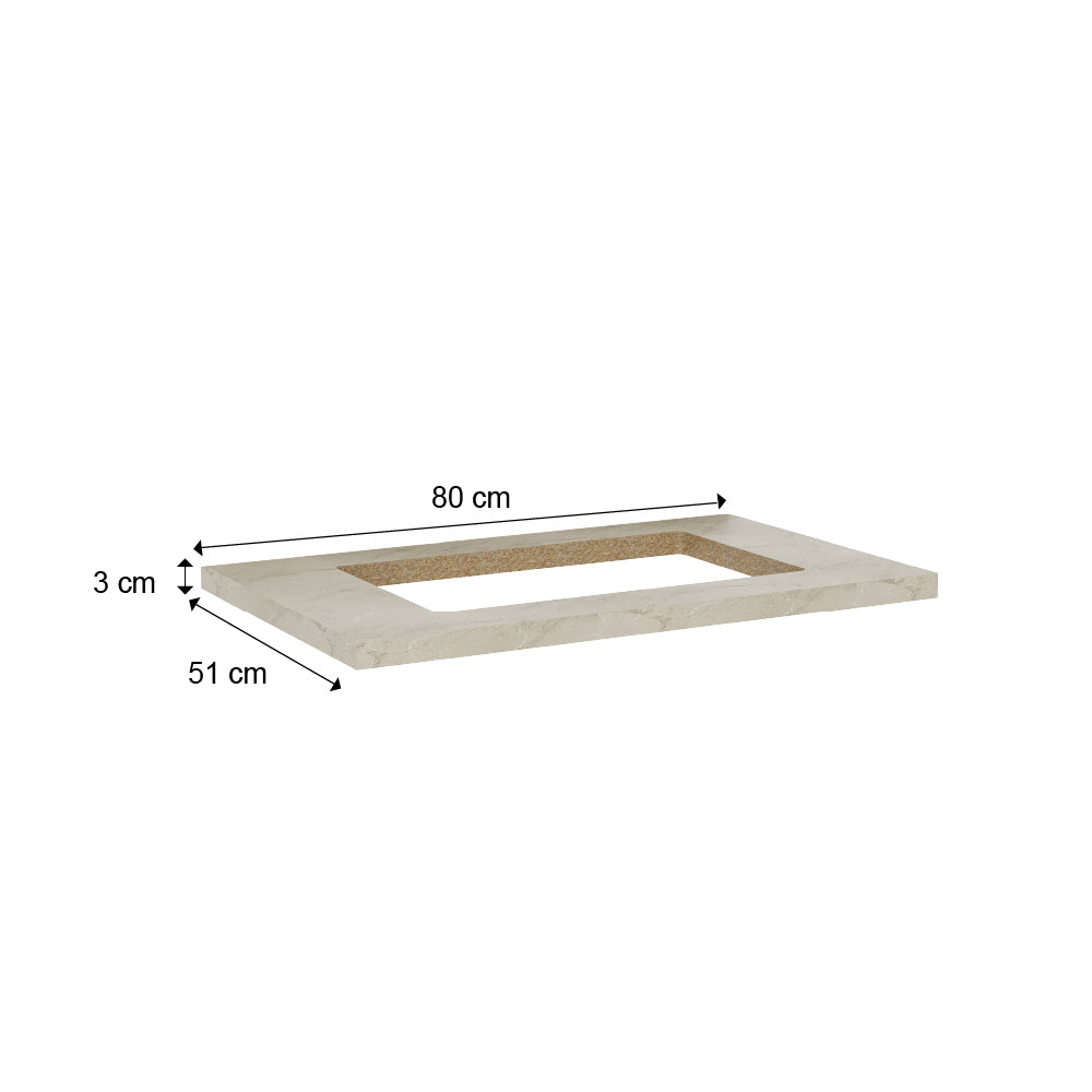 Tampo Cooktop Petra 80cm Carraro - imagem 3