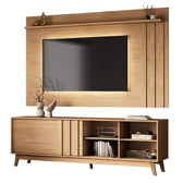 Conjunto Rack e Painel Parede Ventura Carraro Cedro - imagem 2