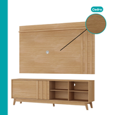 Conjunto Rack e Painel Parede Ventura Carraro Cedro - imagem 6