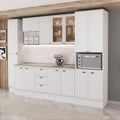 Armário de Cozinha Completa com Balcão Milla Ady Carraro Branco - imagem 1