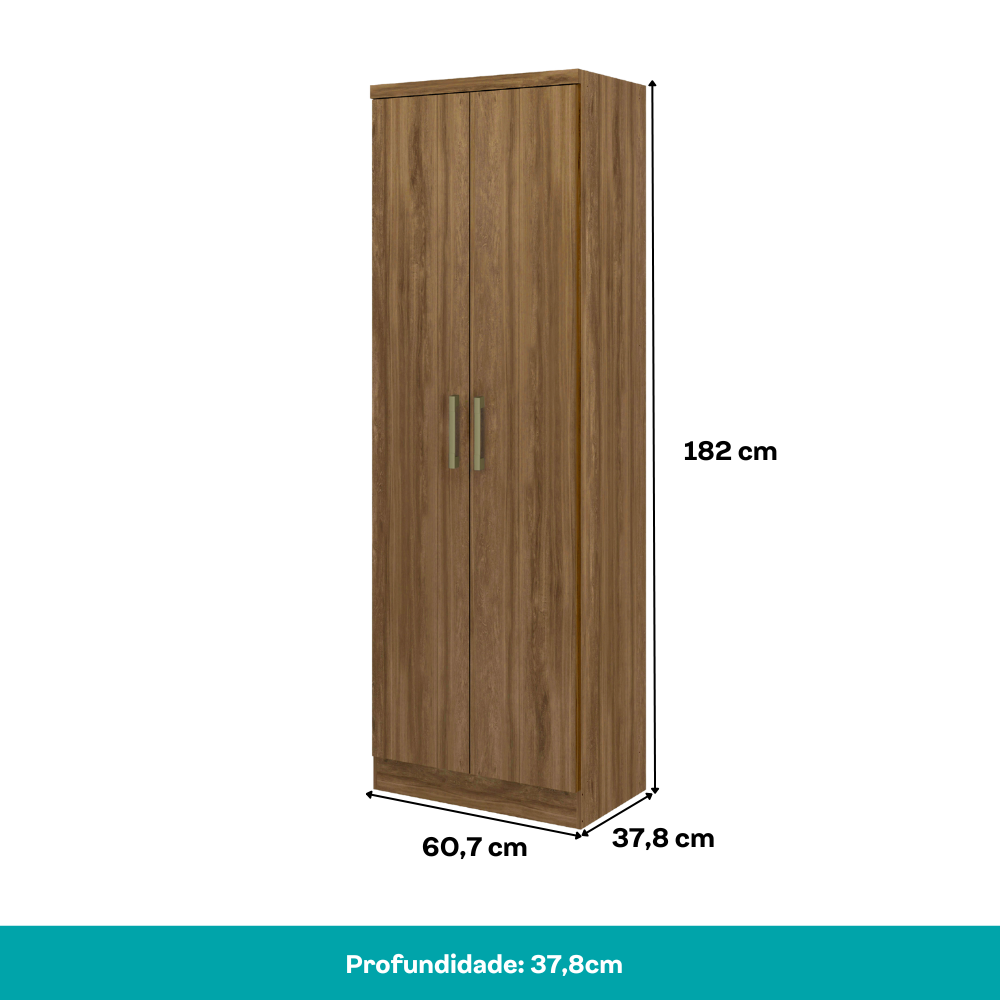 Armário Banheiro 2 Portas Legno