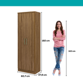 Armário Banheiro 2 Portas Legno