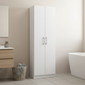 Armário Banheiro 2 Portas Branco Carraro