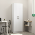 Armário Escritório 2 Portas Branco Carraro
