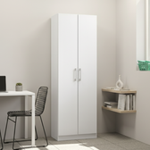 Armário Escritório 2 Portas Branco Carraro