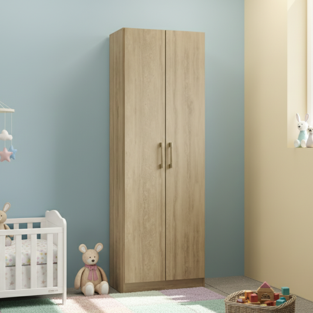 Armário Utilitário Infantil 2 Portas Noce Carraro