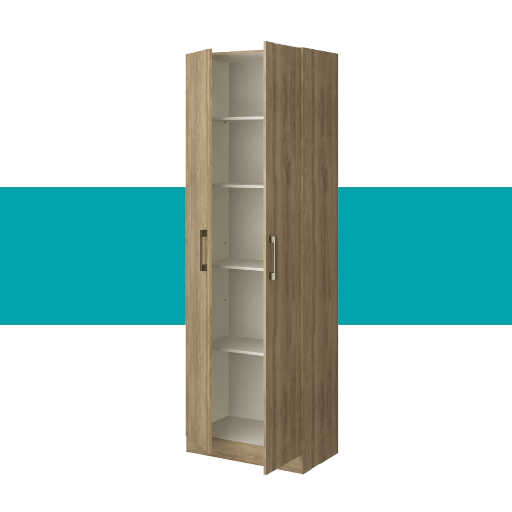 Armario-Multiuso-Lavanderia-Cozinha-2-Portas-626-Carraro-Noce-04