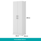 Paneleiro 2 Portas Branco 626 Carraro