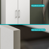 Paneleiro 2 Portas Branco 626 Carraro