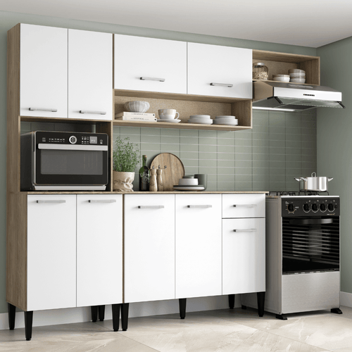 Armario-de-Cozinha-Compacta-Completa-Arizona-Smart-Carraro-Carvalho-com-Branco-01