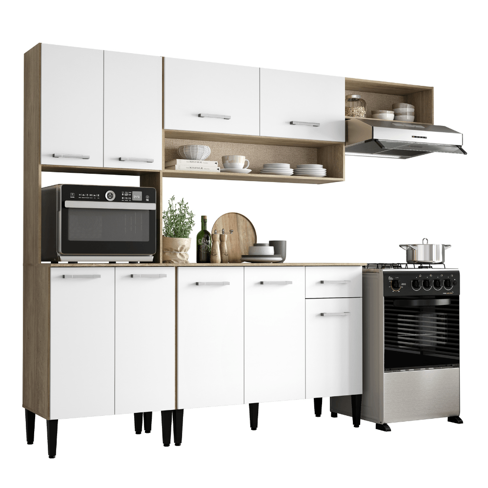 Armario-de-Cozinha-Compacta-Completa-Arizona-Smart-Carraro-Carvalho-com-Branco-01-ML