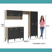 Armario-de-Cozinha-Compacta-com-Balcao-Arizona-Classic-Carraro-Carvalho-com-Preto-06