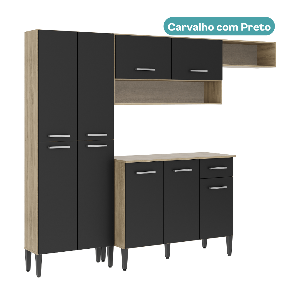 Armario-de-Cozinha-Compacta-com-Balcao-Arizona-Glam-Carraro-Carvalho-com-Preto_02