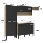 Armario-de-Cozinha-Compacta-com-Balcao-Arizona-Glam-Carraro-Carvalho-com-Preto_04
