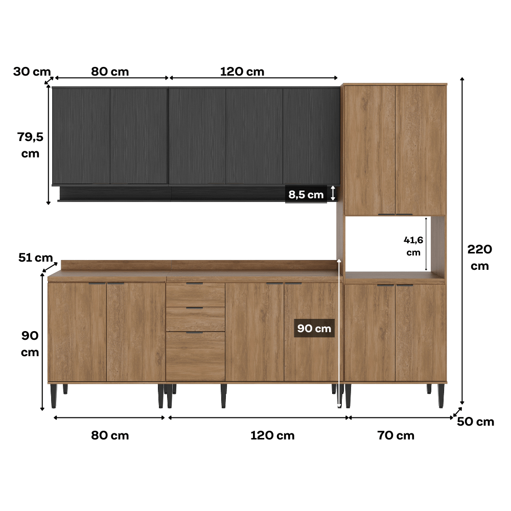Armario-de-Cozinha-Completa-c-Balcao-Miami-Loft-Carraro-Preto-Touch-com-Freijo-04