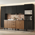 Armario-de-Cozinha-Completa-c-Balcao-Miami-Look-Carraro-Preto-Touch-com-Freijo-01