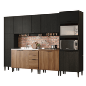 Armario-de-Cozinha-Completa-c-Balcao-Miami-Look-Carraro-Preto-Touch-com-Freijo-01-ML