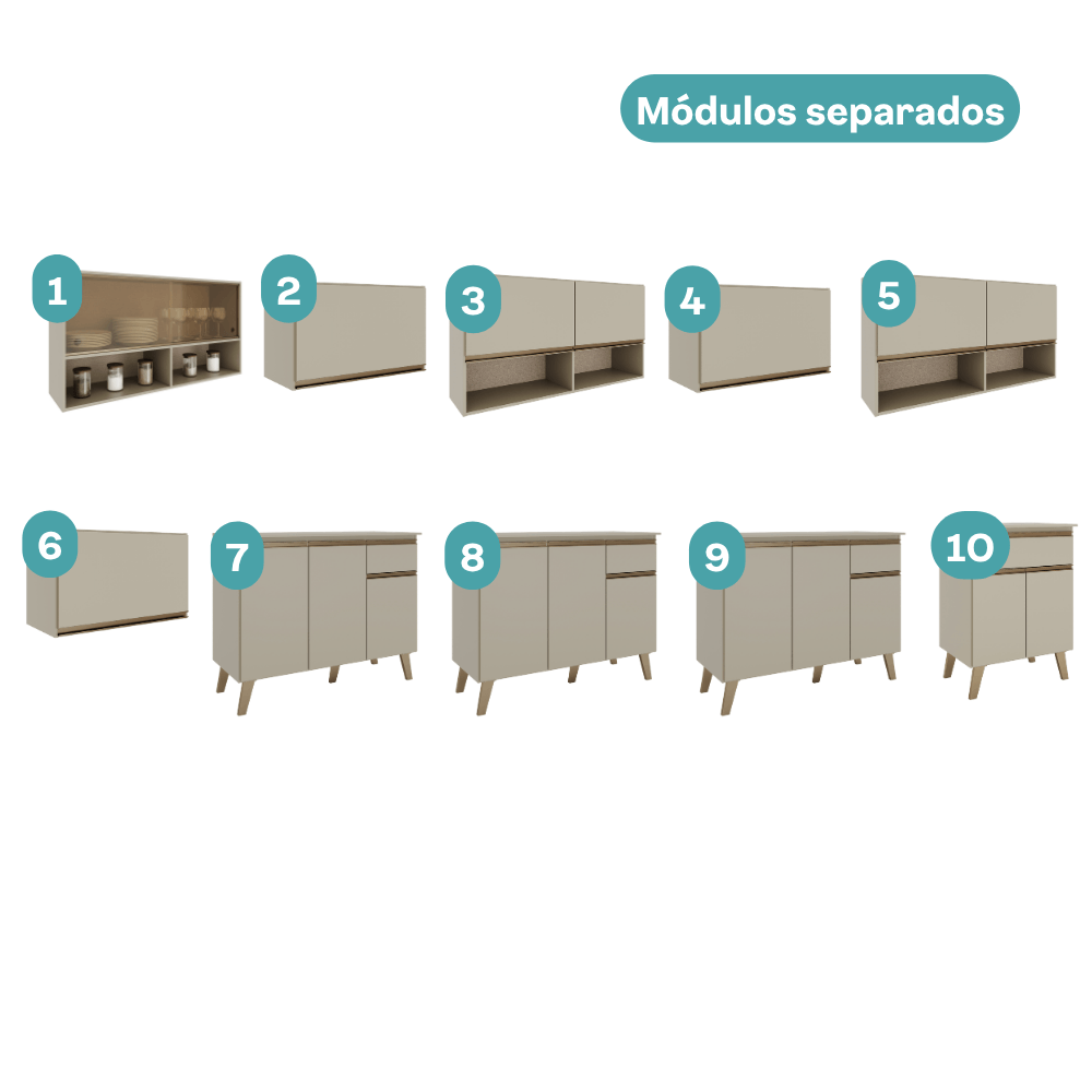 CONJUNTO ATLANTA MIRA BP AMD VIDRO - 03