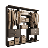 Closet-Modulado-4-Gavetas-Alasca-Preto-Touch-Carraro-01-ML