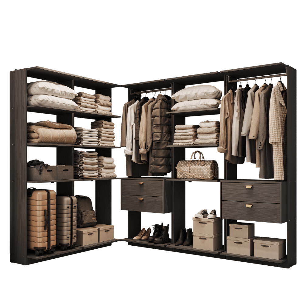 Closet-Modulado-4-Gavetas-Alasca-Preto-Touch-Carraro-01-ML