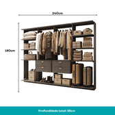 Closet-Modulado-4-Gavetas-Alasca-Preto-Touch-Carraro-03