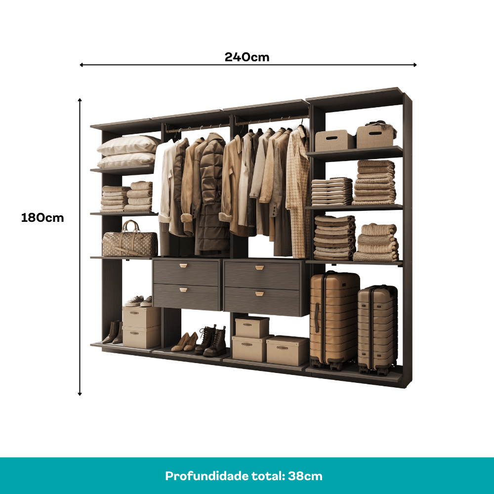 Closet-Modulado-4-Gavetas-Alasca-Preto-Touch-Carraro-03