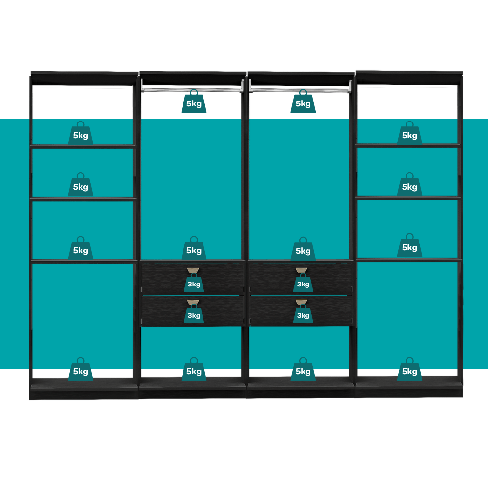 Closet-Modulado-4-Gavetas-Alasca-Preto-Touch-Carraro-05