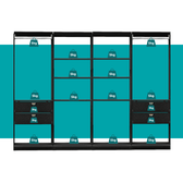 Closet-Modulado-4-Gavetas-Alasca-Preto-Touch-Carraro-05